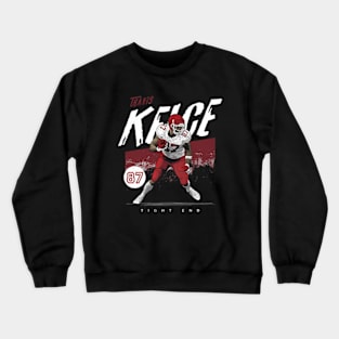 Travis Kelce Kansas City Grunge Crewneck Sweatshirt